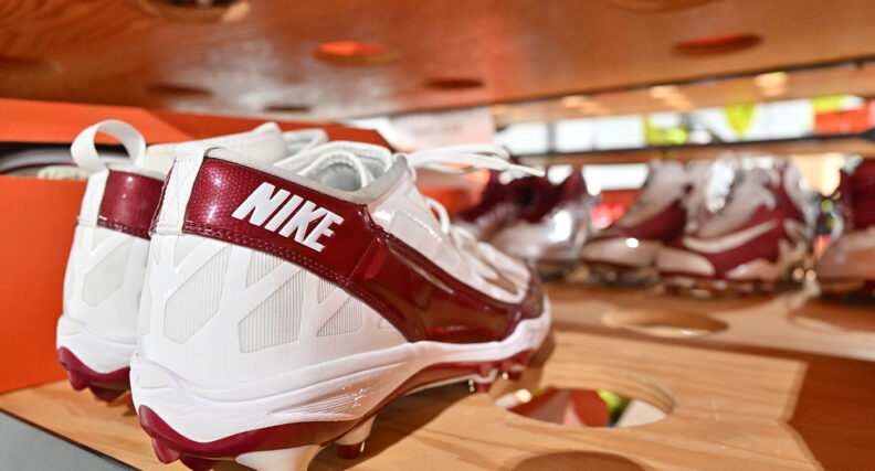 Nike cleats at WSU Surplus