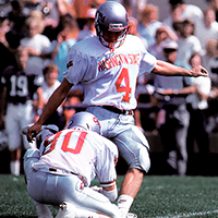 Jason Hanson kicking at WSU