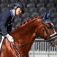 Roxie Trunnell rides horse in dressage (Courtesy Roxanne Trunnell Para Equestrian/Facebook)