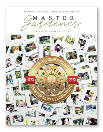 Cover of the Washington State Master Gardeners 50 anniversary program