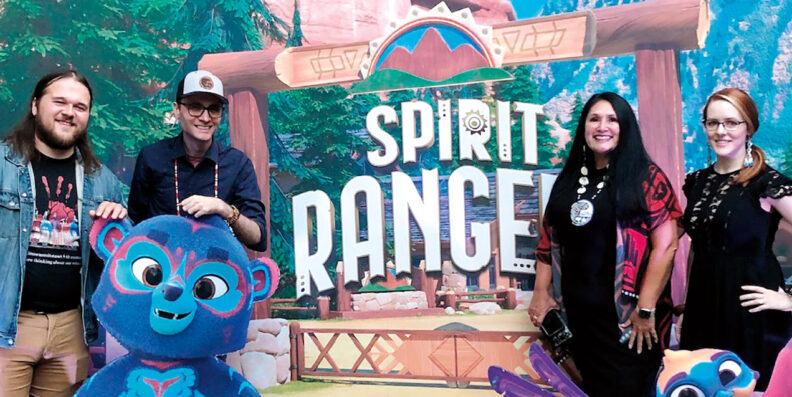 Spirit Rangers TV show set with Joey Clift and others