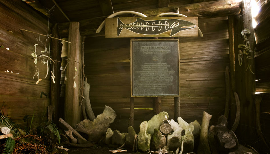 In February 1970 a storm revealed timbers of a house