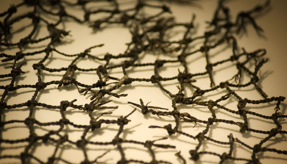 A fishing net from the Ozette excavation