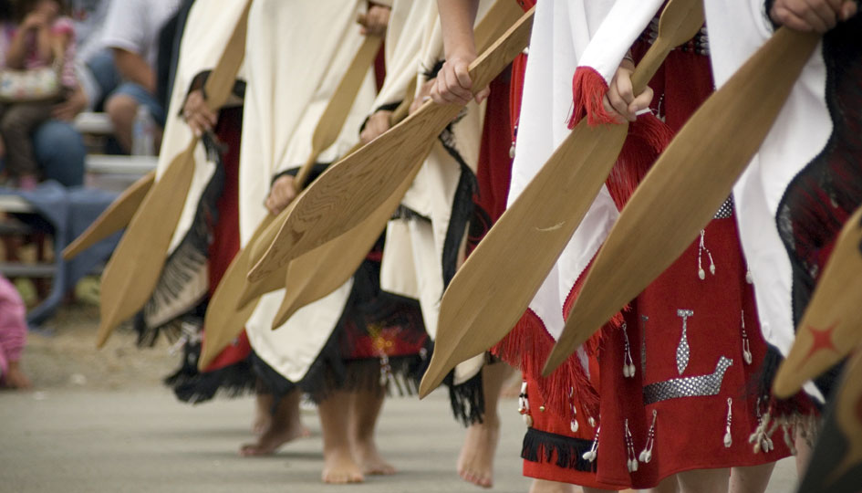 A dance during Makah Days