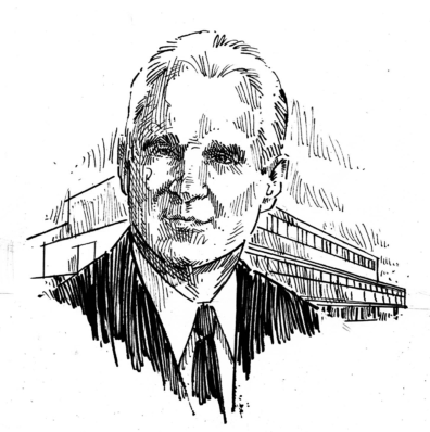 President Compton sketch