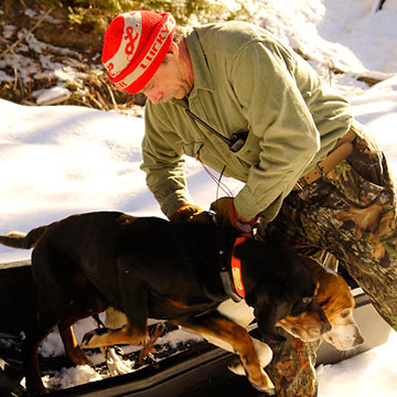 Eager to hit the trail, Sooner and Newly can't wait for MacArthur to release them.