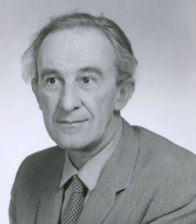 Black and white photo of WSU professor and author Alan Gabriel Barnsley