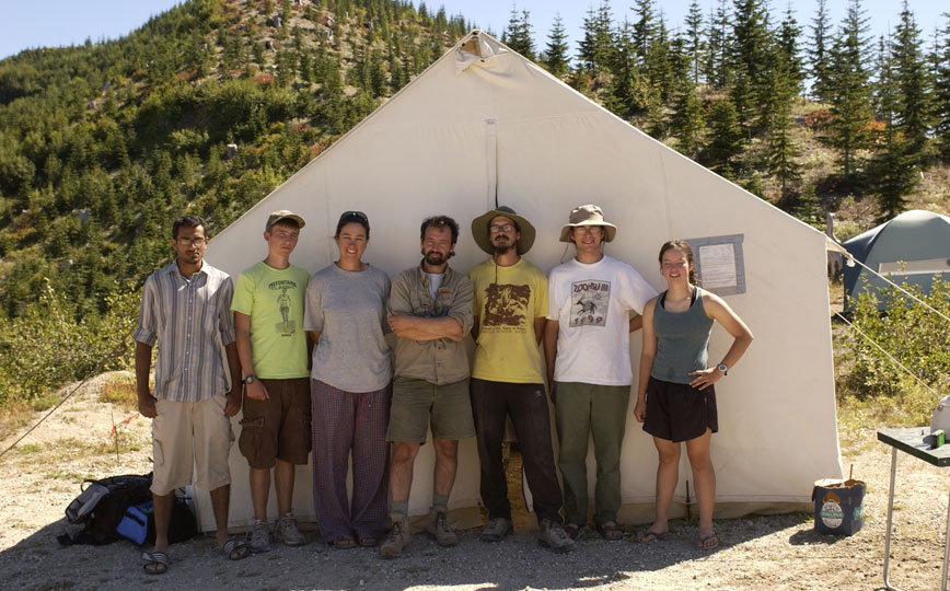 Bishop (center) with his high school and WSU Vancouver assistants Tahir Ahmad, Kevin Krohn, Shannon Wills, Matt Ogburn, Joshua Seeds, and Rachel Ikehara-Martin.