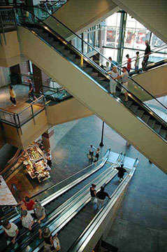 Escalators, Riverpark Square