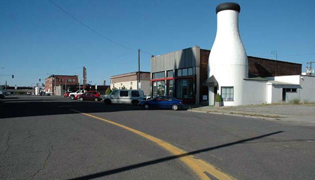 Benewah Milk Bottle Building, 321 S. Cedar St.