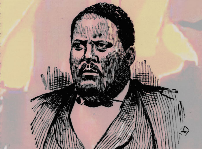 Illustration of Seattle pioneer William Grose