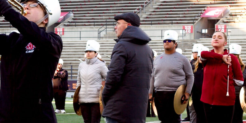 CMB director Jon Sweet during rehearsal