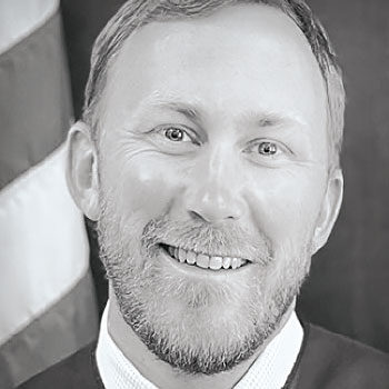 Profile shot of Judge Robert Grim