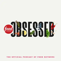 Logo for Food Network Obsessed podcast