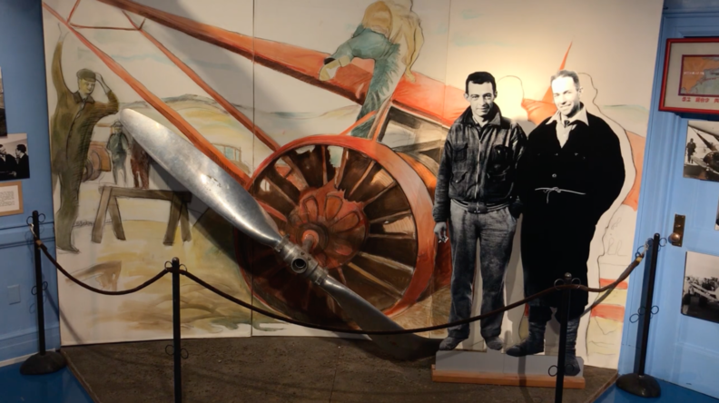 Pangborn exhibit at the Wenatchee Valley Museum