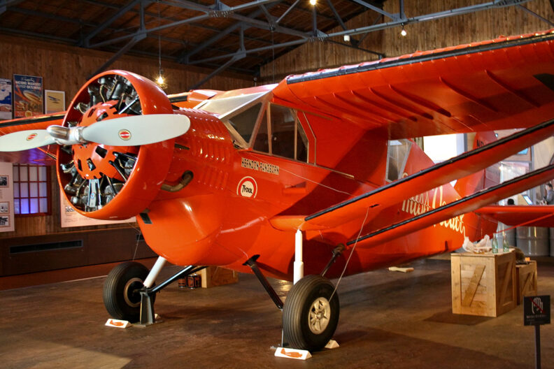 Miss Veedol replica in the Misawa Aviation and Science Museum in Japan