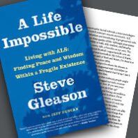 Cover of A Life Impossible book with page underneath