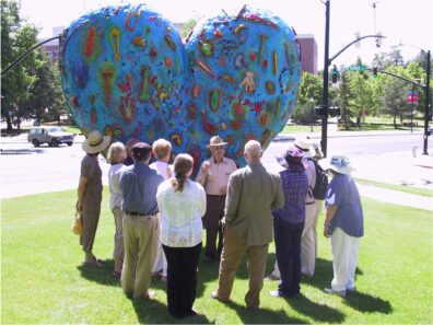 H. Clare Wiser on art tour