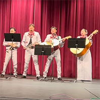 four Mariachi Leones del Monte players