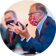 Inslee and Schulz news conference