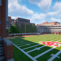 WSU Rogers Practice Field built in Minecraft