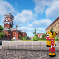 WSU Terrell Mall built in Minecraft