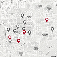 WSU Pullman museum map