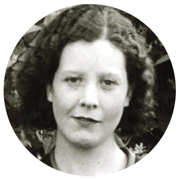 Head shot of Catherine Roberts Frasier in 1933