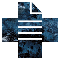 Blue graphic of medical cross