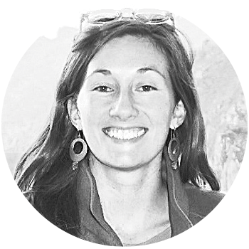 profile of Sasha McLarty in black and white