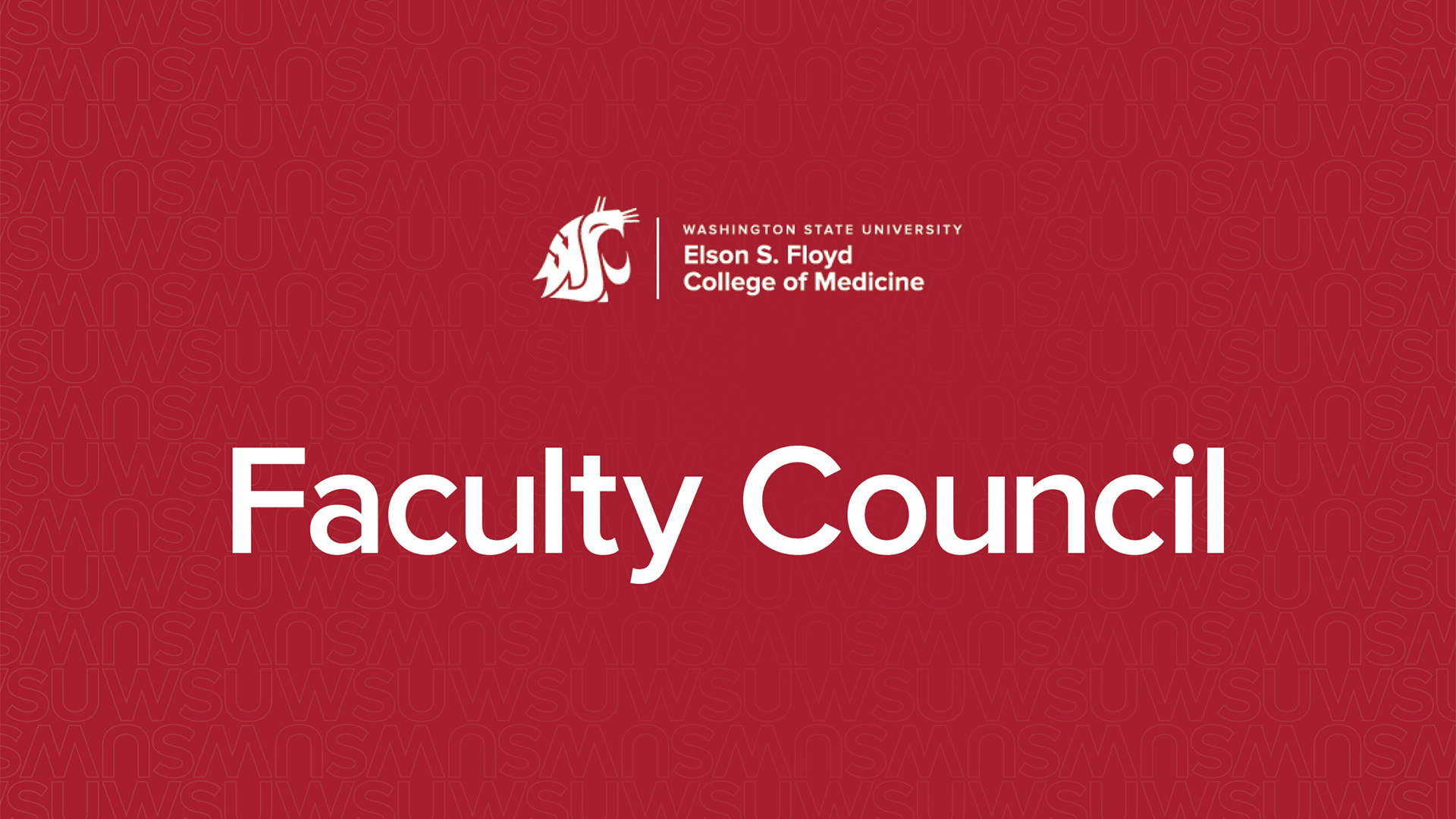 Faculty Council.