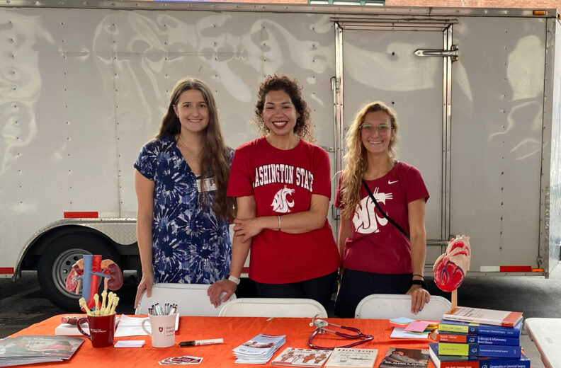 WSU researchers at outreach event