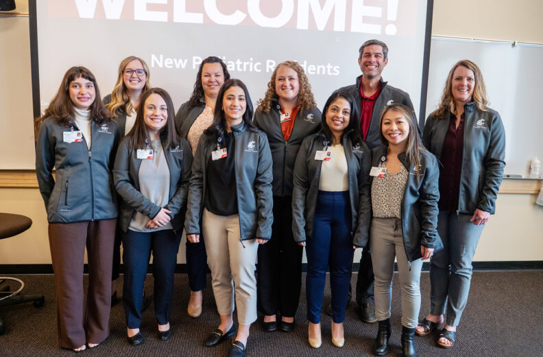 WSU pediatrics residents and faculty