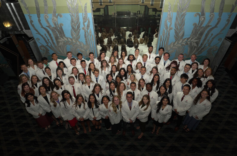 MD Class of 2028 during the White Coat Ceremony