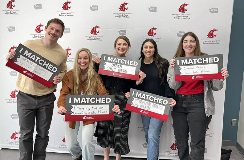 MD students celebrate Match Day 2024.