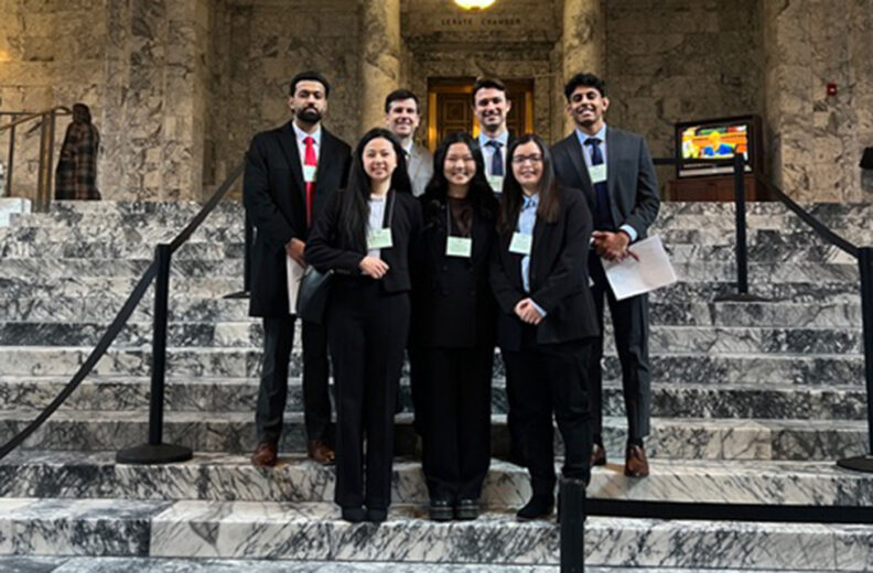 WSU medical students attend 2025 Advocacy Day.