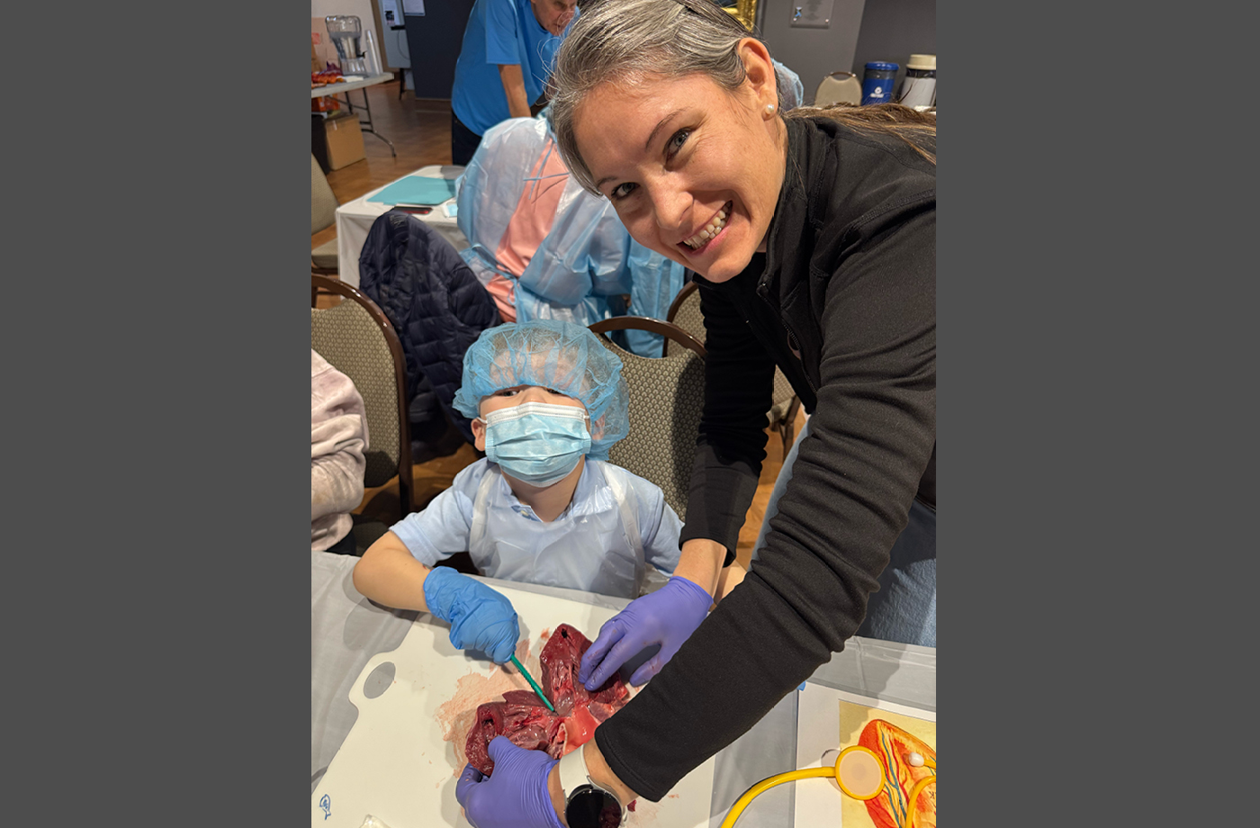 Students Heart Dissection Lab Valentine’s Day Heart Dissection Lab in Wenatchee Connects Rural Youth ...