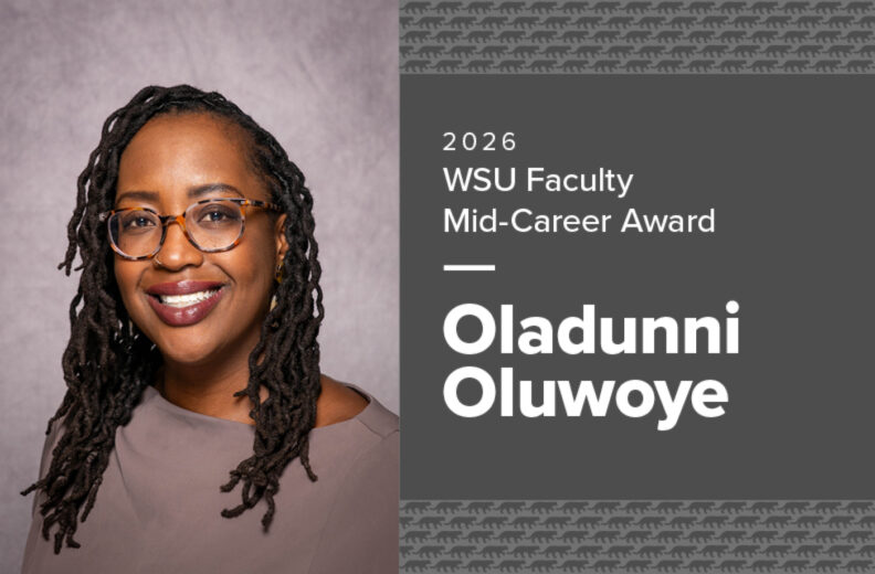 2026 WSU Faculty Mid-Career Award, Oladunni Oluwoye.