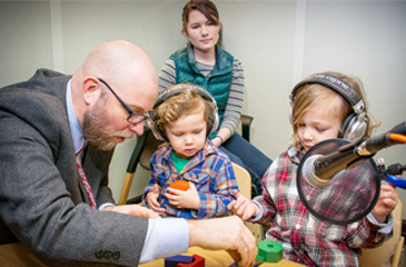 Hearing test with children