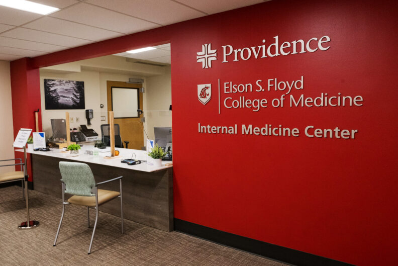Providence Clinic reception area
