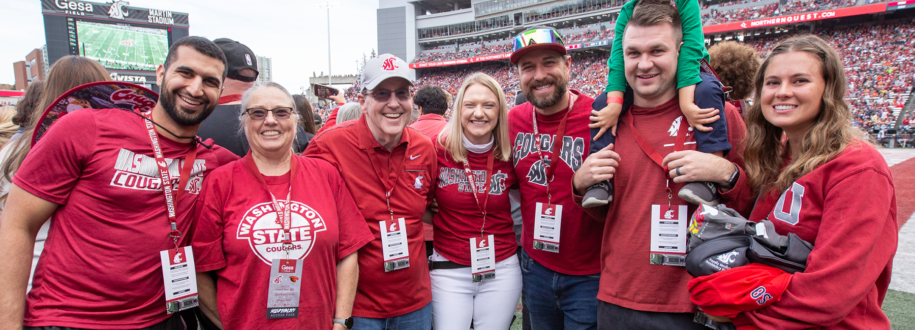 Residents and hospital staff at WSU Cougar football game in Pullman