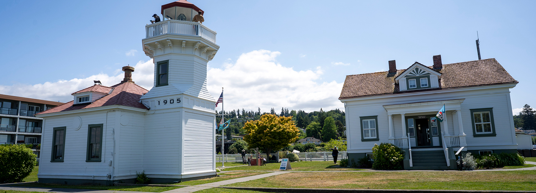 Light house in the city of Mikleteo.