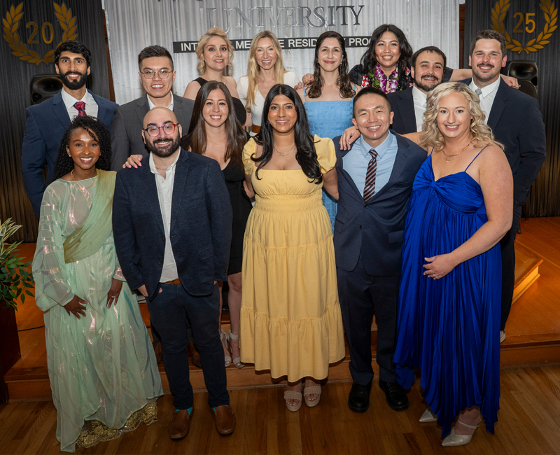 GME Class of 2025 at graduation ceremony. 