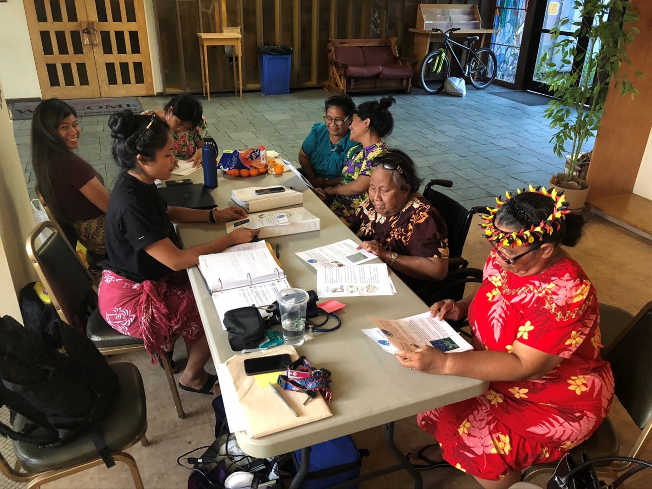 People doing volunteer work