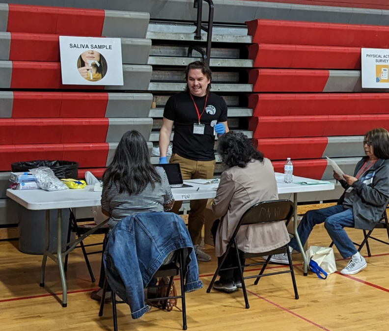 Saliva sample testing