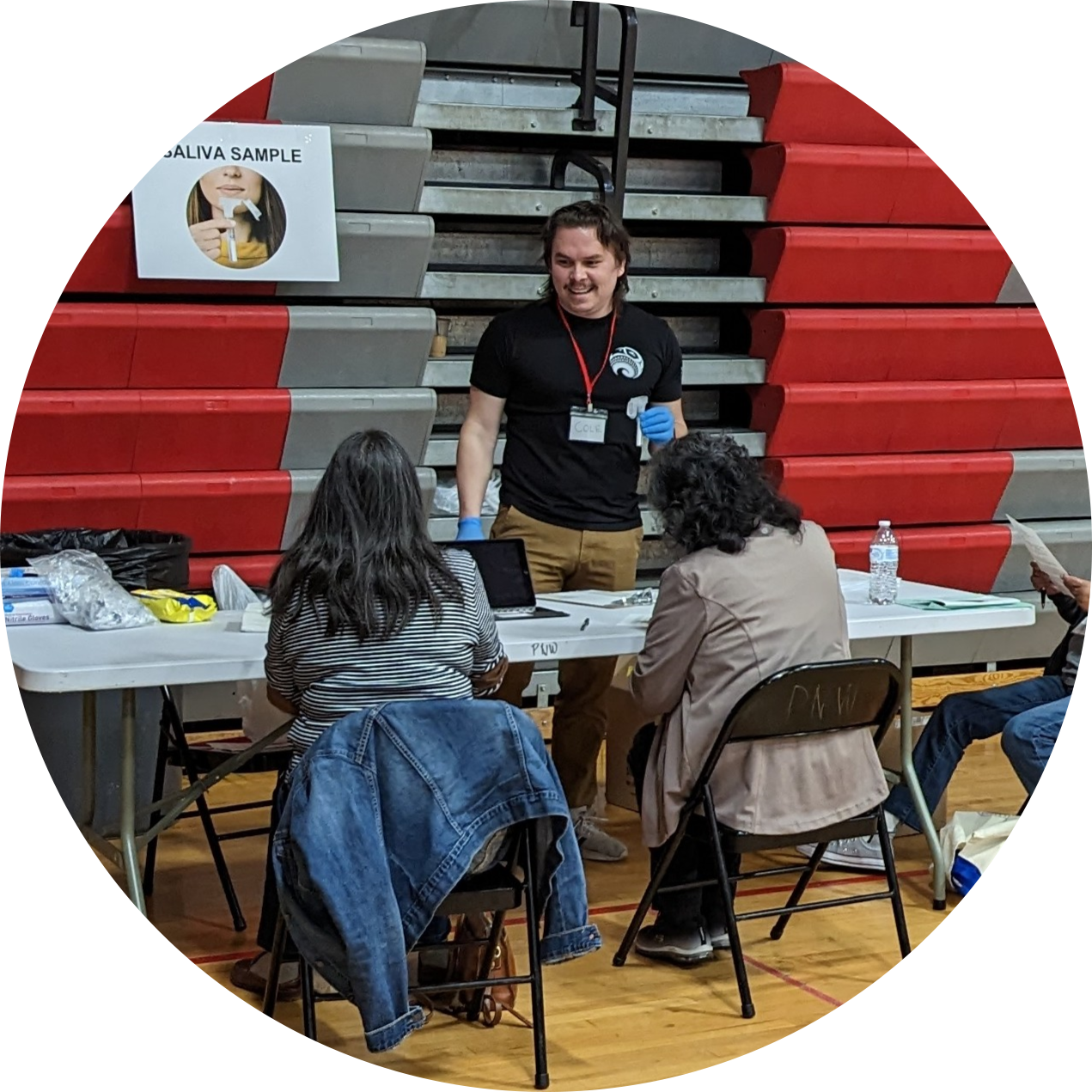 Saliva sample testing