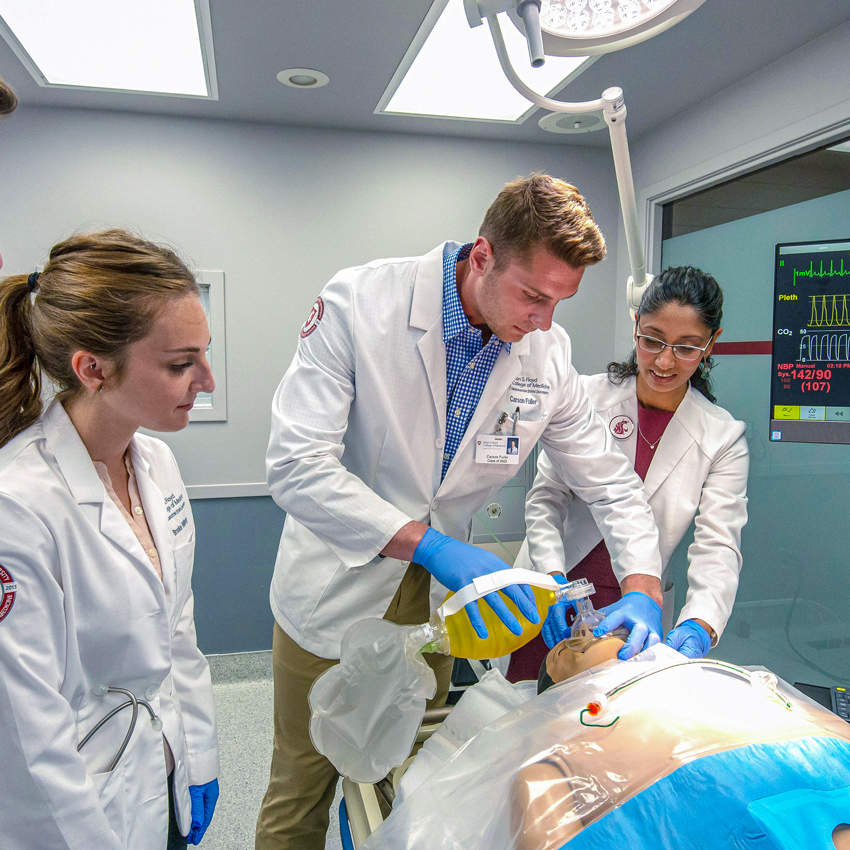 Student learning in Virtual Clinic Center