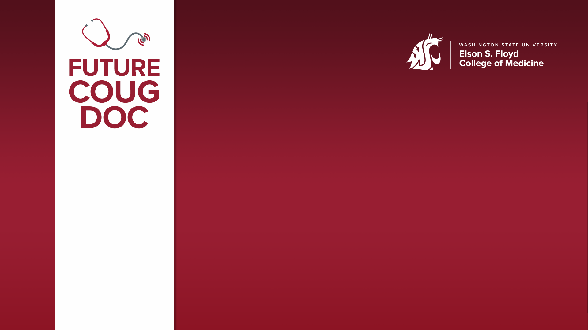 Crimson future Coug Doc zoom background.