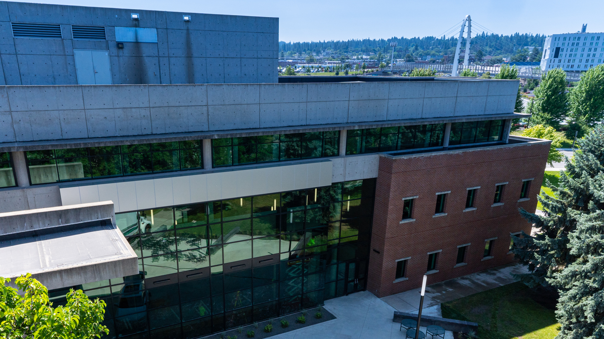 Medicine building on WSU Spokane campus.