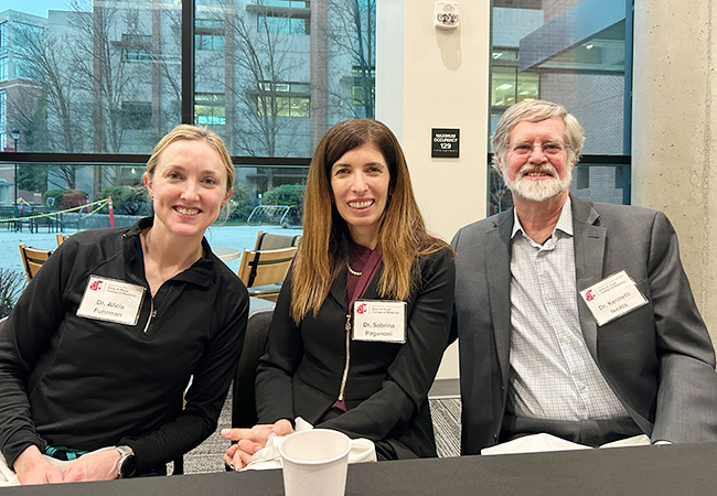 Alicia Fuhrman, Sabrina Paganoni and Ken Issacs.